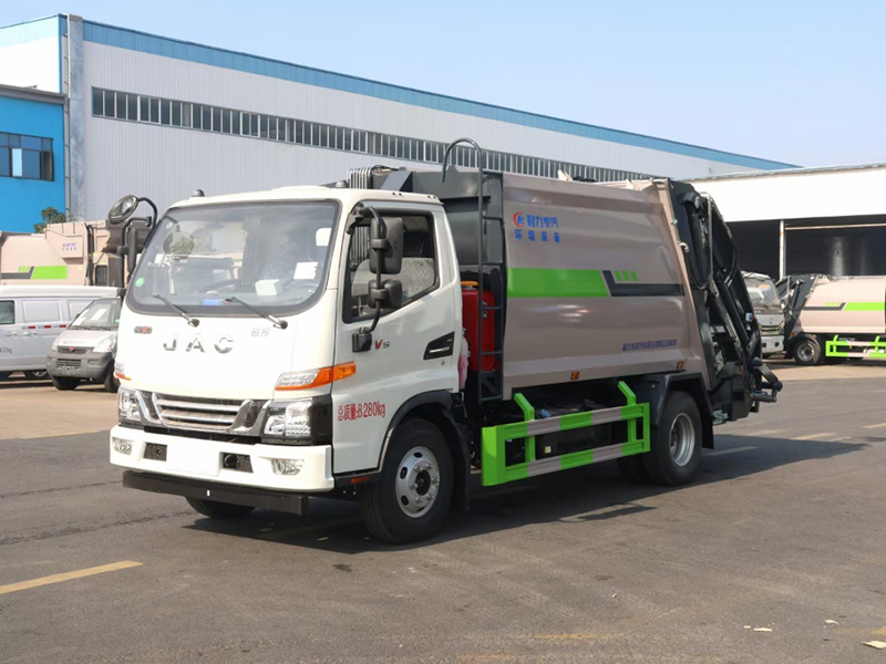 江淮駿鈴V5壓縮垃圾車(chē) 容積7立方米